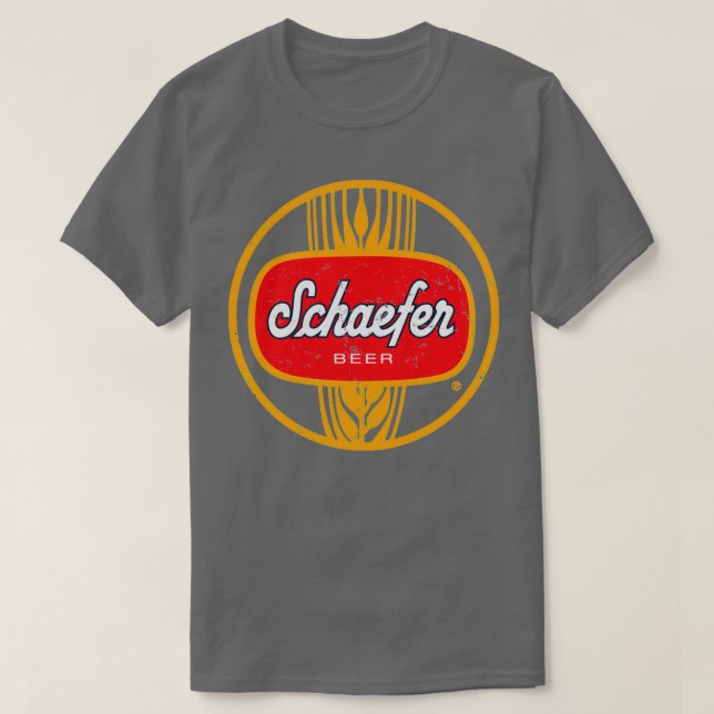 Camiseta Schaefer Beer Presente Para Homens e Mulheres Pres (Frente do Design)