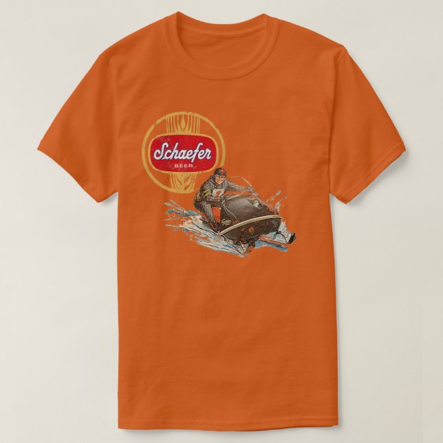 Camiseta Schaefer Beer Snowmobile (Frente do Design)