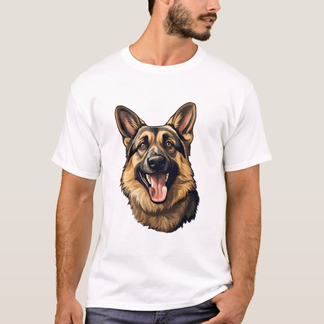 Camiseta Schäferhund - German Shepherd (Frente)