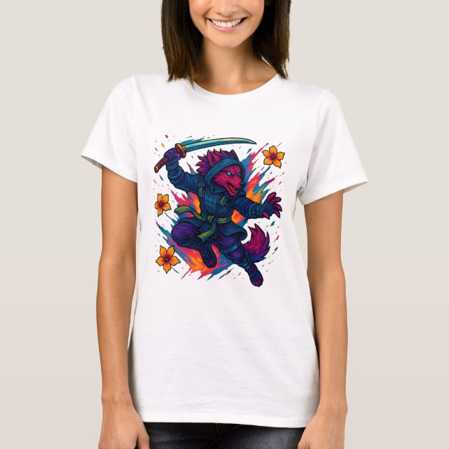 Camiseta Schattenklinge Wolf T-Shirt (Frente)