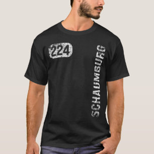 Camiseta Schaumburg Illinois 224 Area Code Vintage Retro