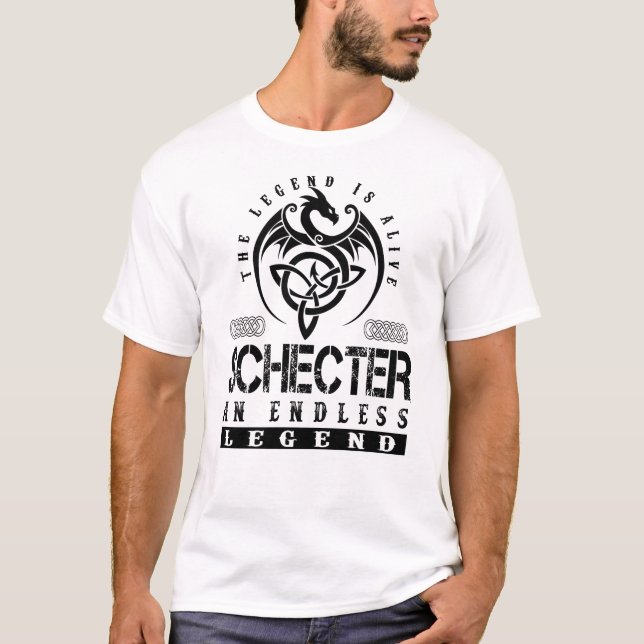 Camiseta SCHECTER Legend is Alive (Frente)