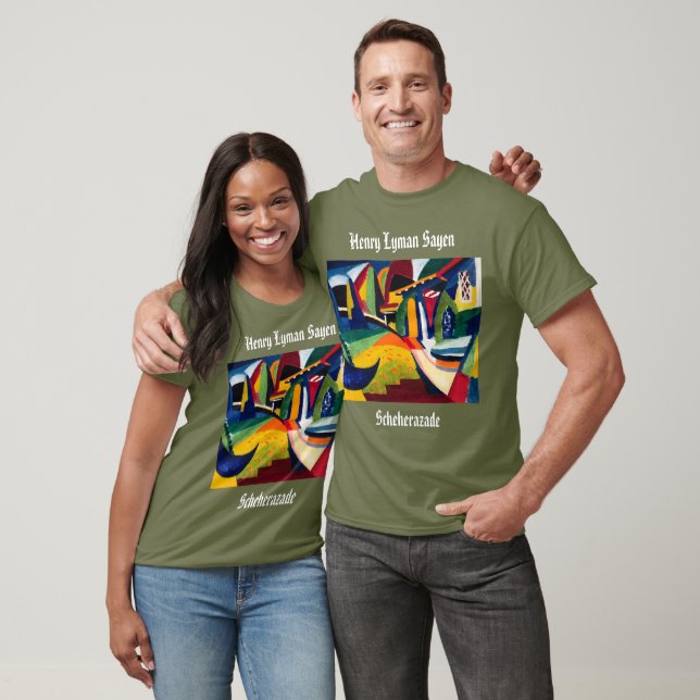 Camiseta Scheherazade Painting Henry Lyman Sayen (Unissex)