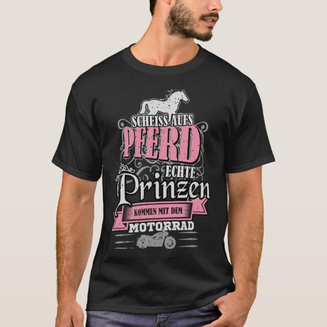 Camiseta Scheiss auf Hferd Scheiss auf Horse vem com (Frente)