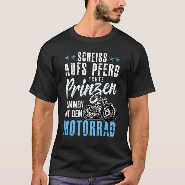 Camiseta Scheiss Auf S Pferd Real Princes Vem Com O Mo (Frente)