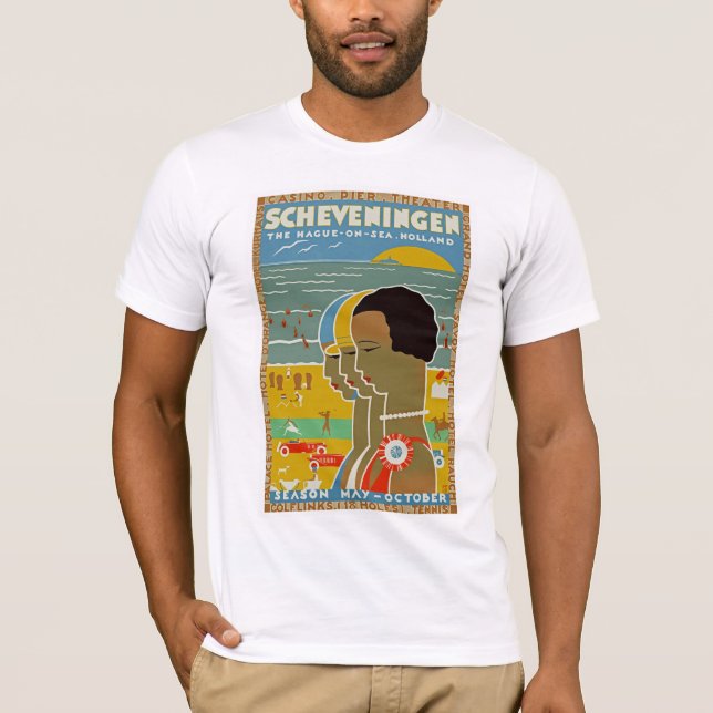 Camiseta Scheveningen ~ The Hague on Sea, Holland (Frente)