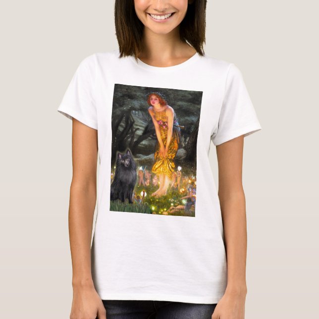 Camiseta Schipperke 2 - Véspera de Solstício (Frente)