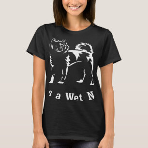 Camiseta Schipperke Meu Terapista tem um Nariz Molhado 1