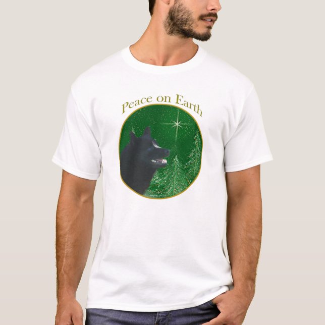 Camiseta Schipperke Peace (Frente)