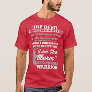 Camiseta Schizophrenia Warrior Shirt I Am The Storm Ribbon