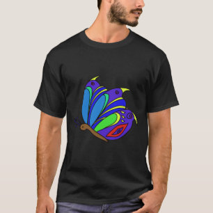 Camiseta Schmetterling Papillon Dekoratives Insekt Bunte Ze