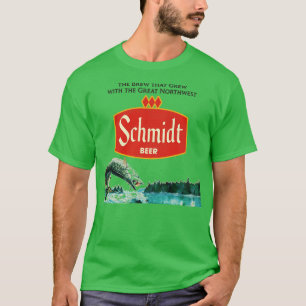 Camiseta Schmidt Beer Retro Defunct Fish Nature Cena