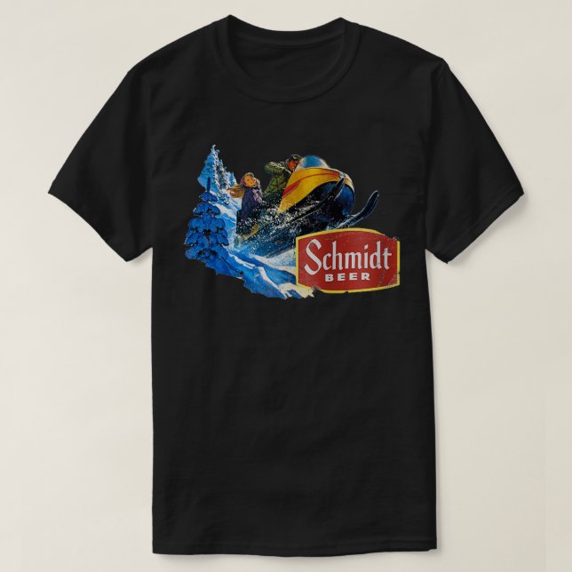 Camiseta Schmidt Beer Snowmobile (Frente do Design)