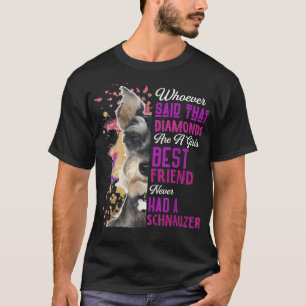 Camiseta Schnauzer Are A Girls Best Friend Dog Mothers Mama