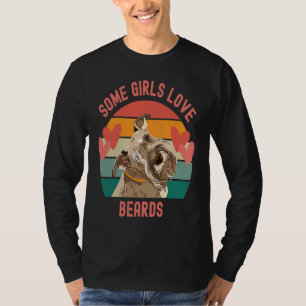 Camiseta Schnauzer Barbudo Algumas Garotas Amam Barbas
