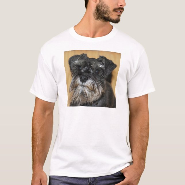 Camiseta Schnauzer diminuto (Frente)