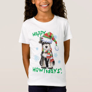 Camiseta Schnauzer diminuto feliz de Howlidays