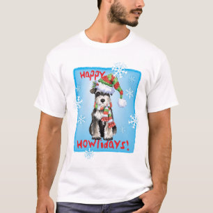Camiseta Schnauzer diminuto feliz de Howlidays