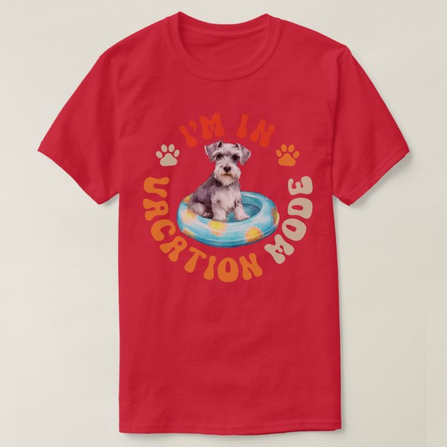 Camiseta Schnauzer Dog (Frente do Design)