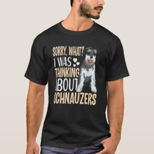Camiseta Schnauzer Dog Roupa Schnauzer Proprietário