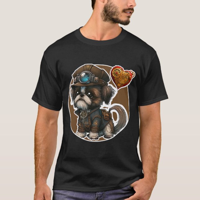 Camiseta Schnauzer Dog T-Shirt (Frente)