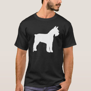 Camiseta Schnauzer gigante (branco)