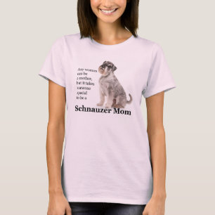 Camiseta Schnauzer Mãe T-Shirt