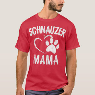 Camiseta Schnauzer Mama Gift Dog Lover Apparel Schnauzers M