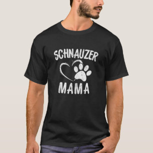 Camiseta Schnauzer Mama Gift Dog Lover Roupa Schnauzers M