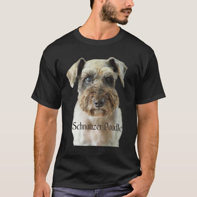 Camiseta Schnauzer Poodle Dog Shirt Schnauzer Poodle (Frente)