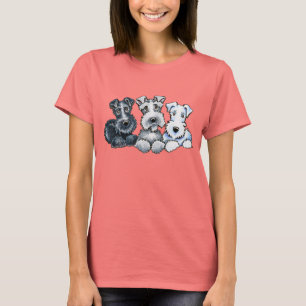 Camiseta Schnauzers contínuos
