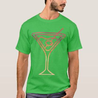 Camiseta Schnes Cocktail Glas als Party Geschenk whiskey