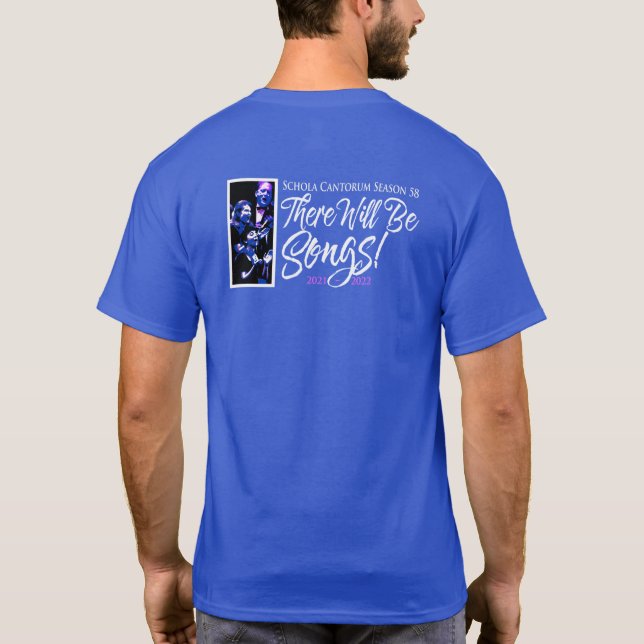 Camiseta Schola Blue schola cantorum season 58 tee (Verso)
