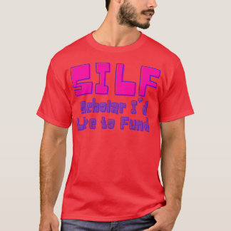 Camiseta Scholar Ix27d do SILF Gosta de financiar púrpura c