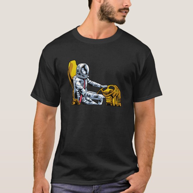 Camiseta School Bus Driver Astronaut Space   Work Job Bus D (Frente)