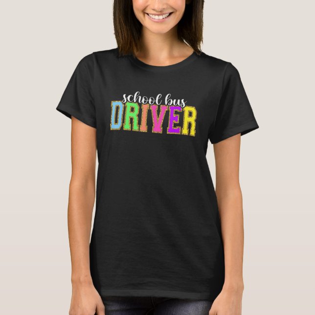 Camiseta School Bus Driver  Back to School Worker Appreciat (Frente)