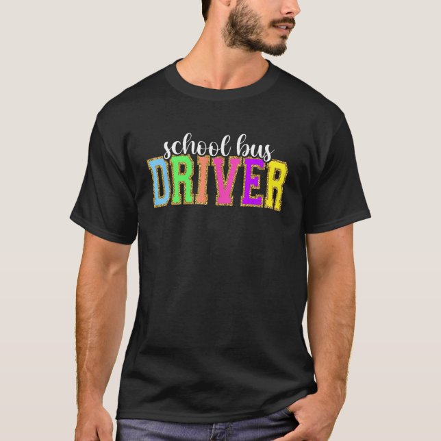 Camiseta School Bus Driver  Back to School Worker Appreciat (Frente)