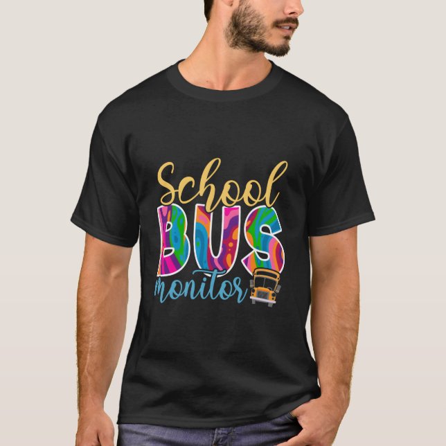 Camiseta School Bus Monitor (Frente)