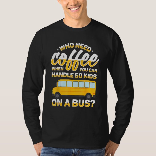 Camiseta School Bus Monitor Bus Aide Attendant Student Deli (Frente)