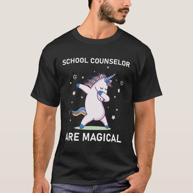 Camiseta school counselor are magical (Frente)