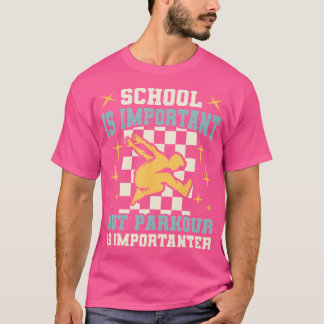 Camiseta School Important Parkour Importanter Teen Boys Fun