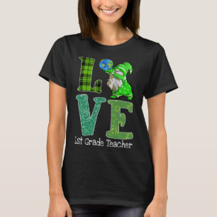 Camiseta School Love Gnome Earth Day 2023 1rua Grade Profes