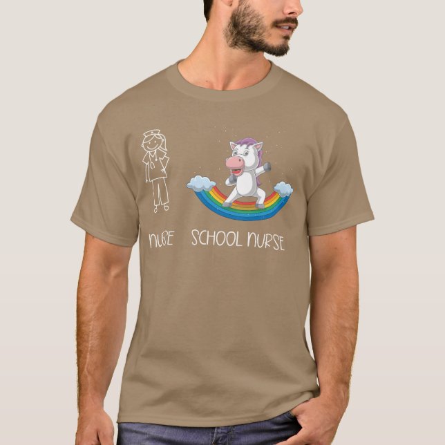Camiseta School Nurse Pratitioner Unicorn Other Nurses Me f (Frente)