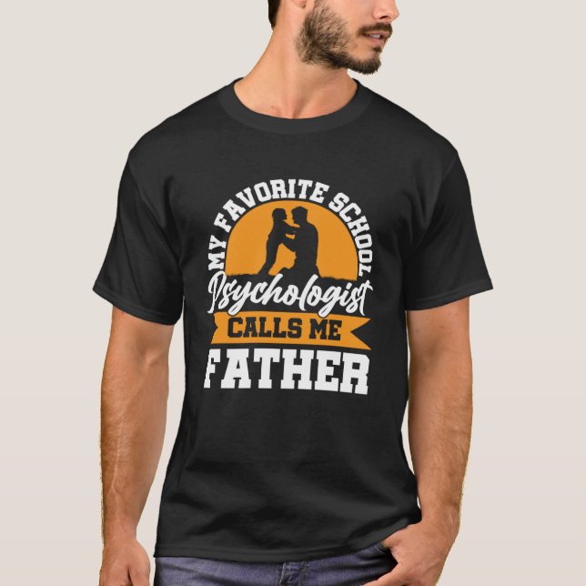 Camiseta School Psychologist Calls Me Father Psychology Gra (Frente)