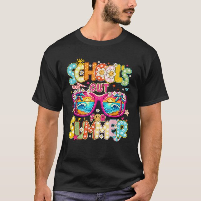 Camiseta School S Out For Summer Last Day Of School  (Frente)