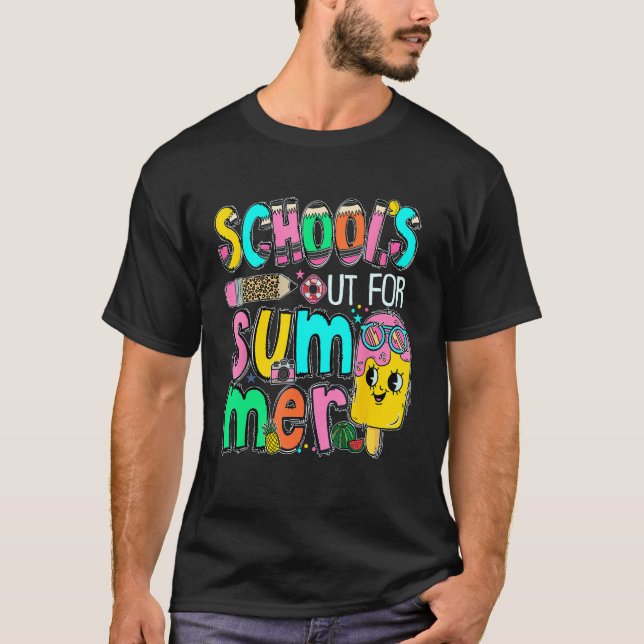 Camiseta School s Out For Summer Last Day Of School Teacher (Frente)