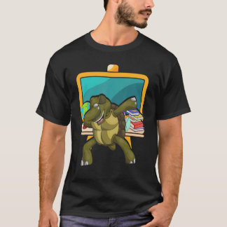 Camiseta School Student Ocean Animal Kids Dabbing Sea Turtl
