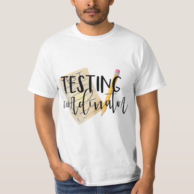 Camiseta School Testing Coordinator Teacher Tee  (Frente)