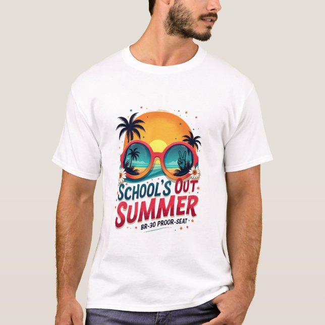 Camiseta Schools Out For Summer  (Frente)