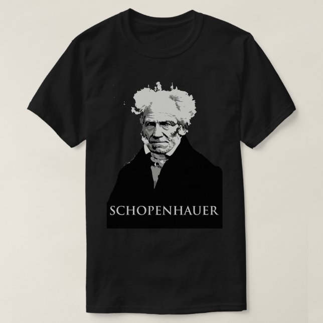 Camiseta Schopehauer (Frente do Design)